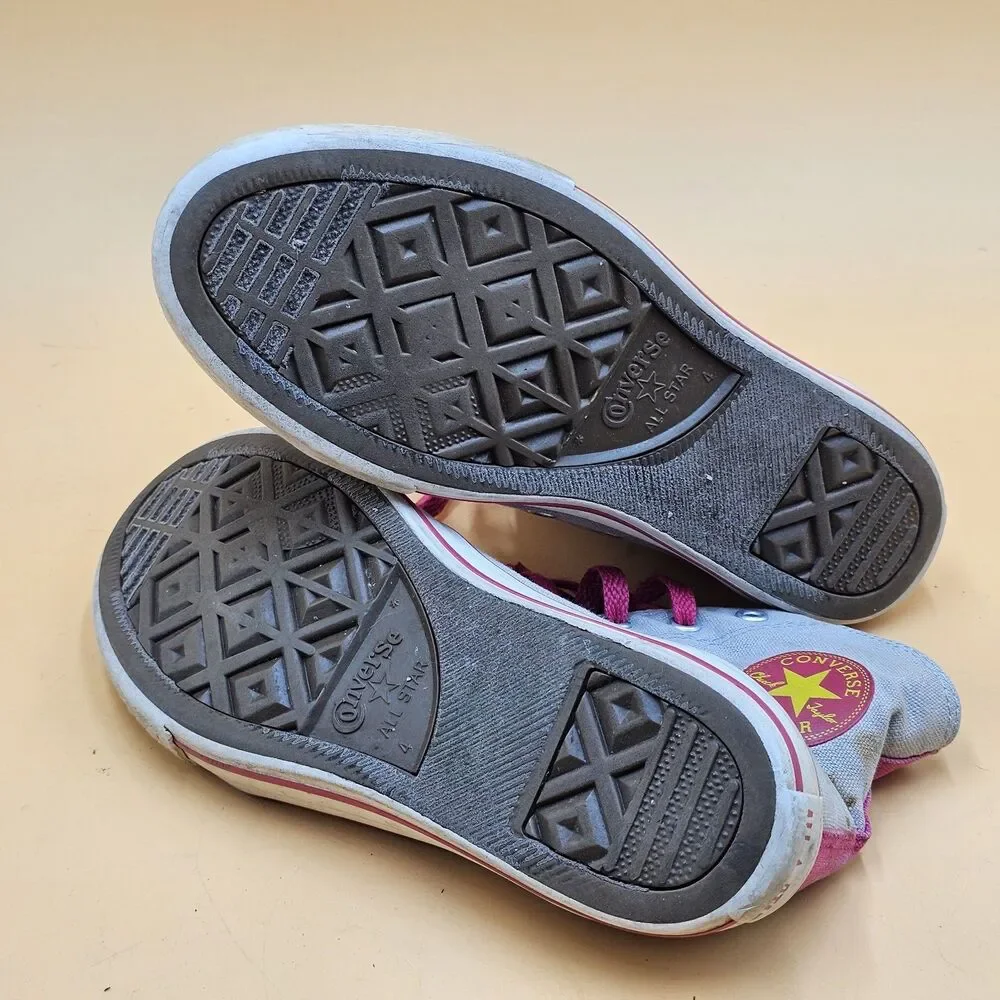 Converse Chuck Taylor All Star 2 Fold Hi Top Lucky Stone Grey Sneakers Junior 4
